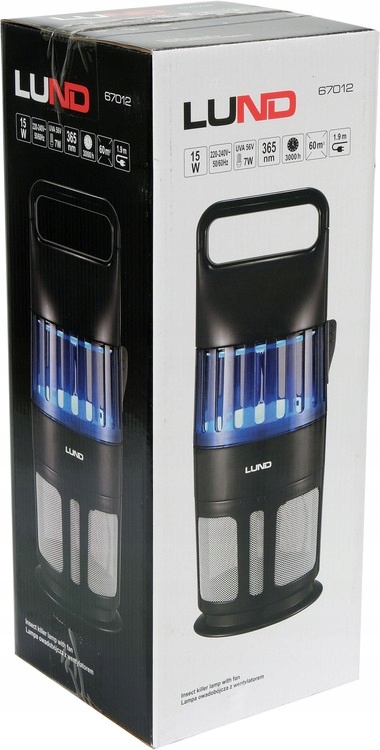 LAMPA OWADOBÓJCZA UVA NA KOMARY ĆMY ZASIĘG 60m2