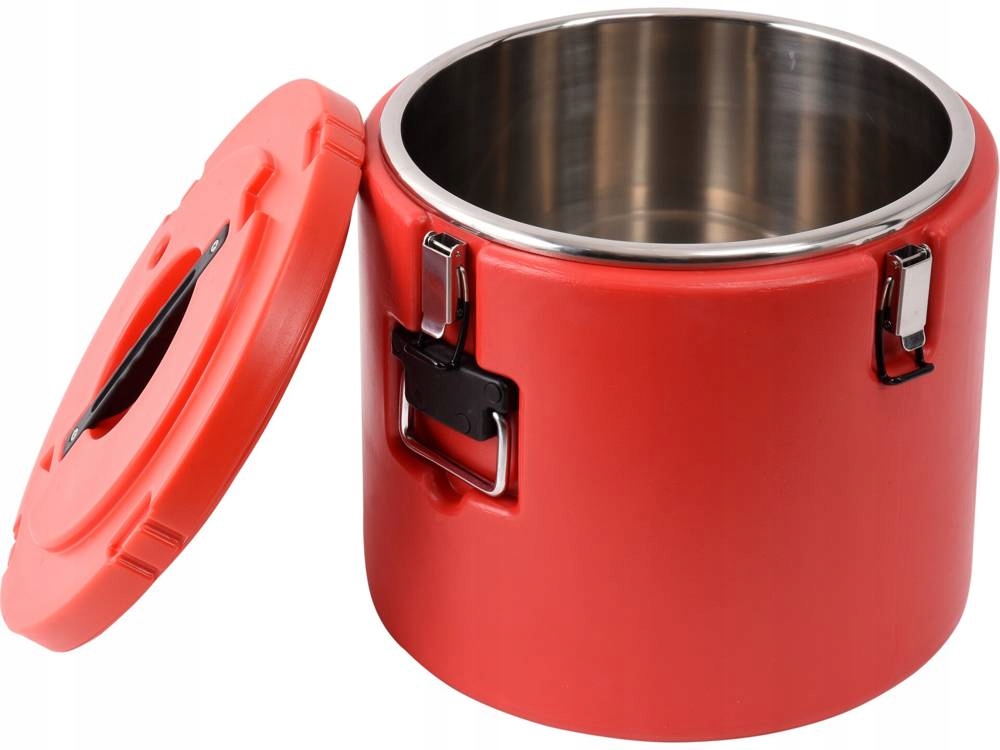 YATO GASTRO TERMOS TRANSPORTOWY OBIADOWY OKRĄGŁY 30L 4 ZATRZASKI YG-09226