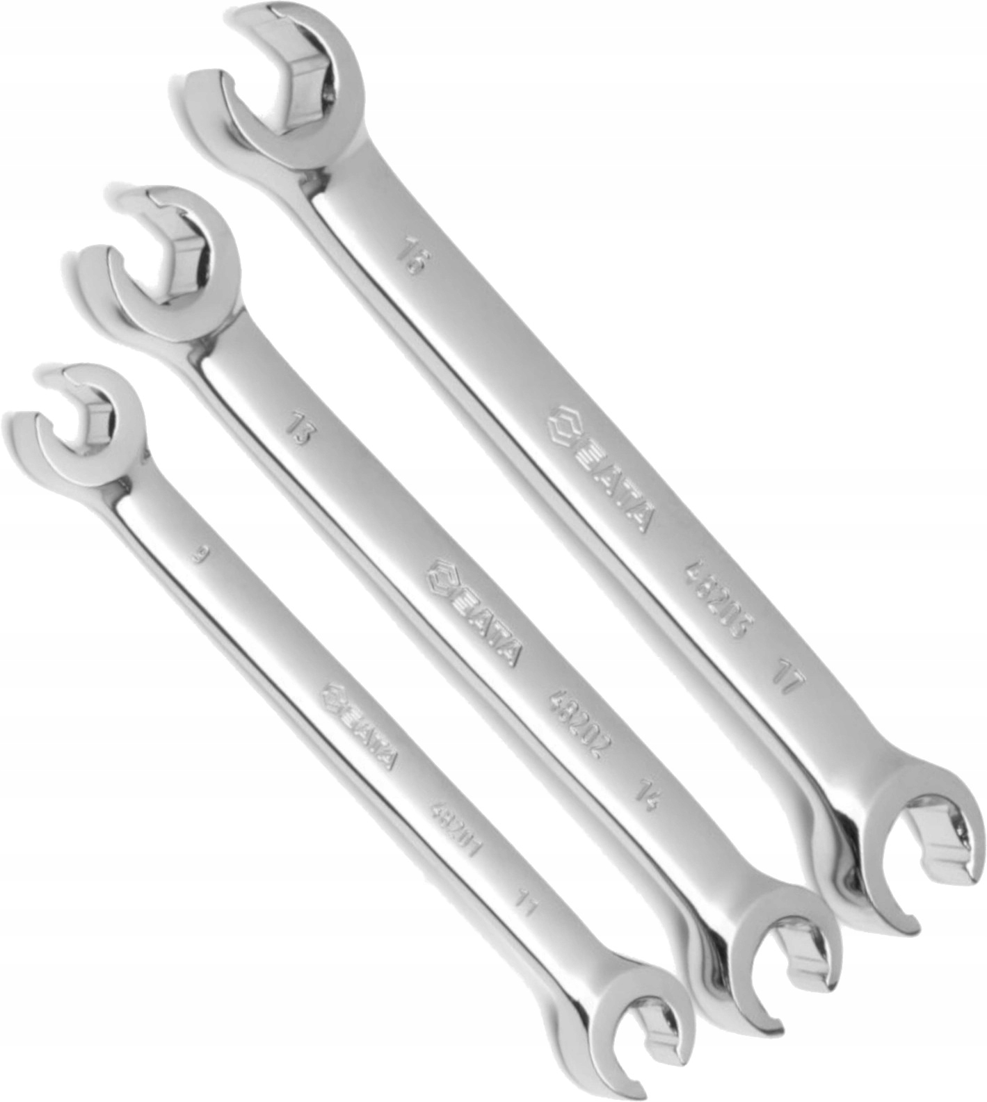 SATA KLUCZE OCZKOWE PÓŁOTWARTE PŁASKIE DO PRZEWODÓW HAMULCOWYCH ST09031SJ