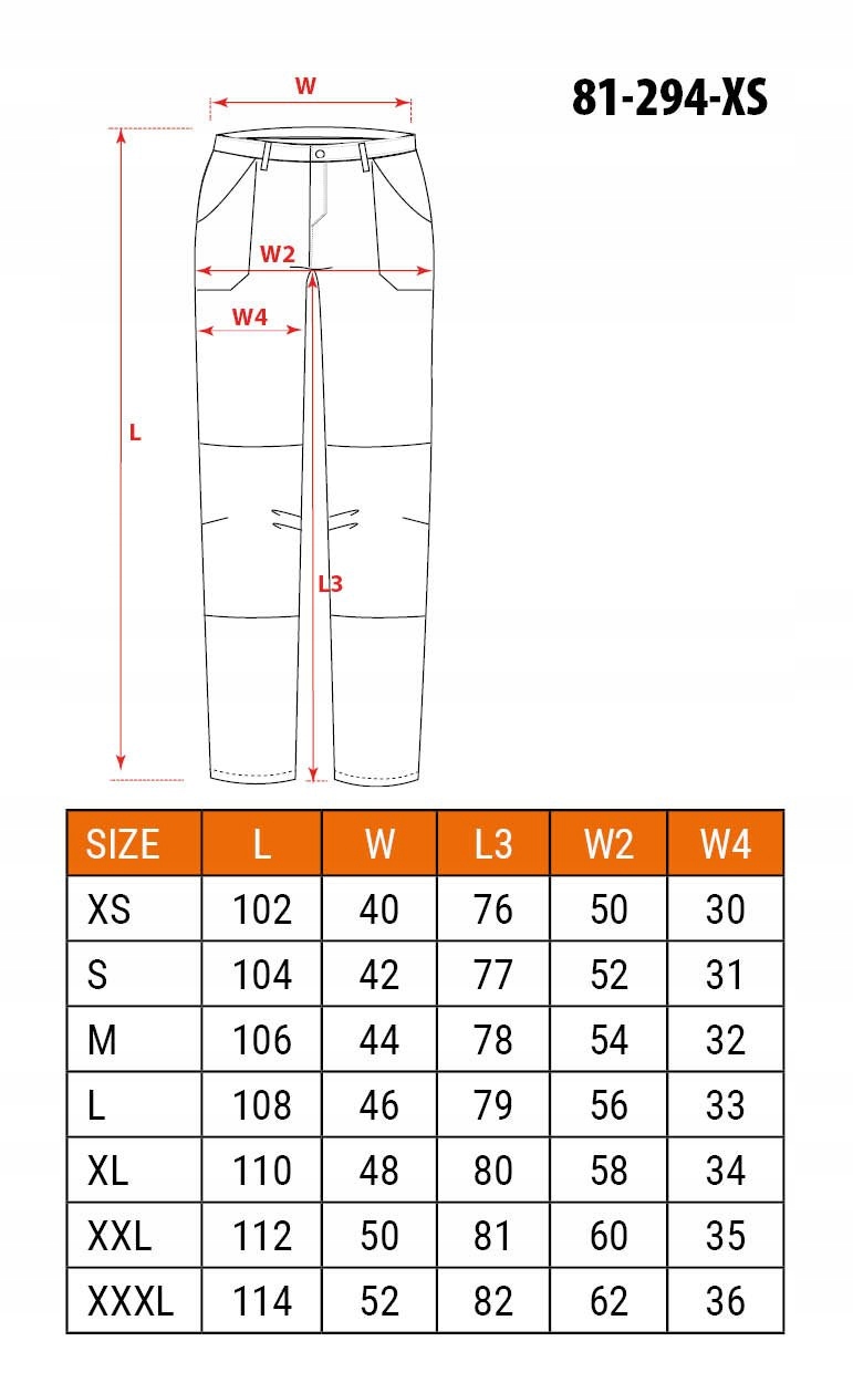 NEO SPODNIE ROBOCZE OUTDOOR 4 WAY STRETCH GOŁĘBIE JASNO SZARE 81-294 r. XL