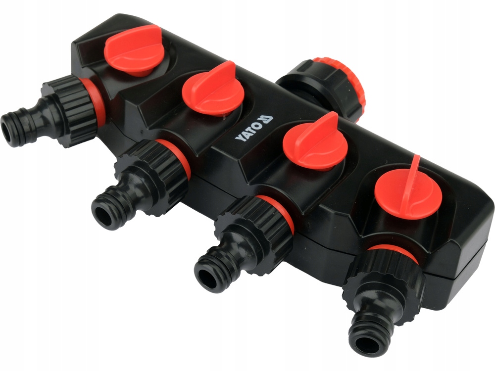 YATO ROZDZIELACZ PRAKTYCZNE PRZYŁĄCZE KRANOWE Z 4WYJŚCIAMI 3/4"-1" YT-89103