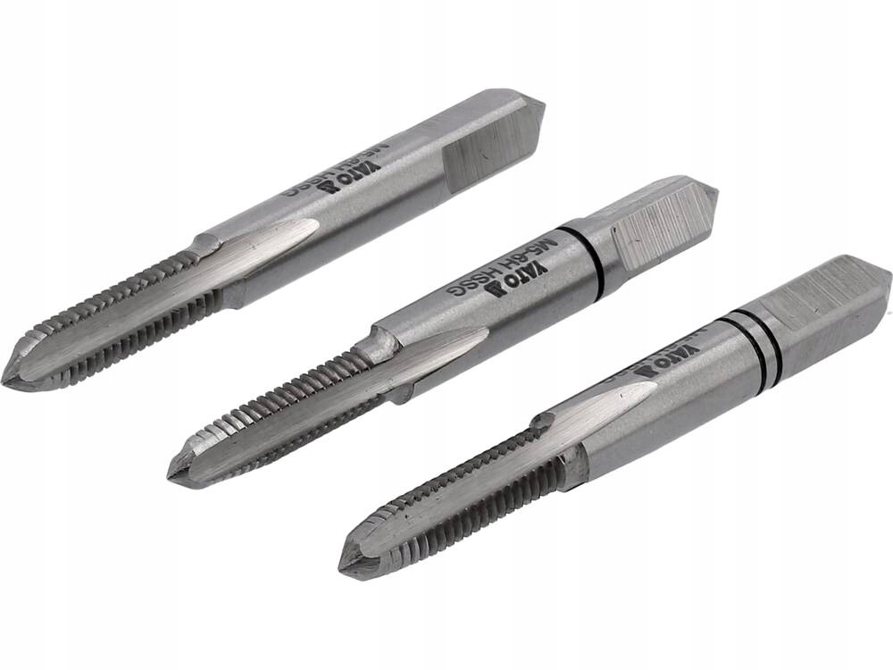 YATO GWINTOWNIK WSTĘPNY ZDZIERAK WYKAŃCZAK RĘCZNY HSS M5 ORGANIZER YT-2932