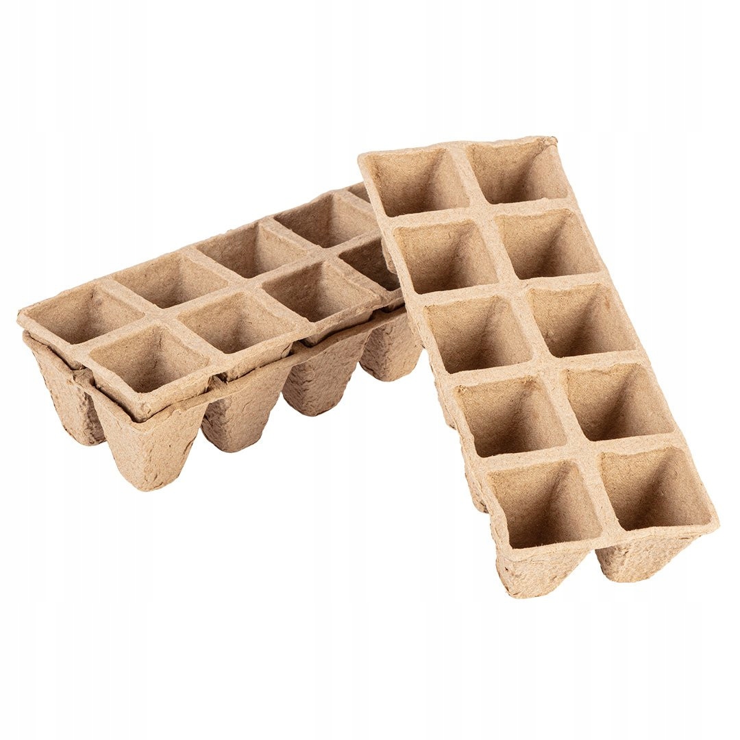 VERTO Rozsadniki doniczki torfowe biodegradowalne MAŁE 10 sztuk 15G466