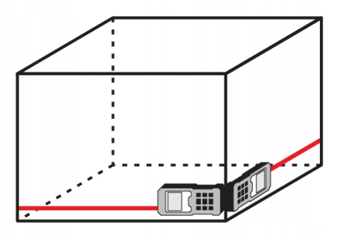 DALMIERZ LASEROWY MIERNIK ODLEGŁOŚCI KUBATURY 50M 81791