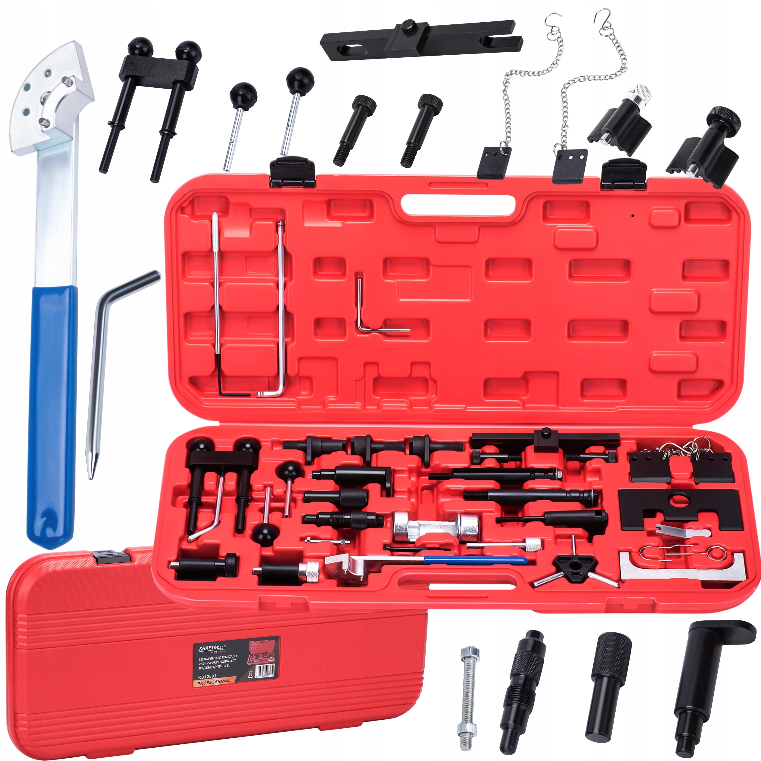 ZESTAW BLOKADA ROZRZĄDU DO SILNIKOW VAG VW AUDI 1.2 12V 1.9 2.0 TDI KD12503