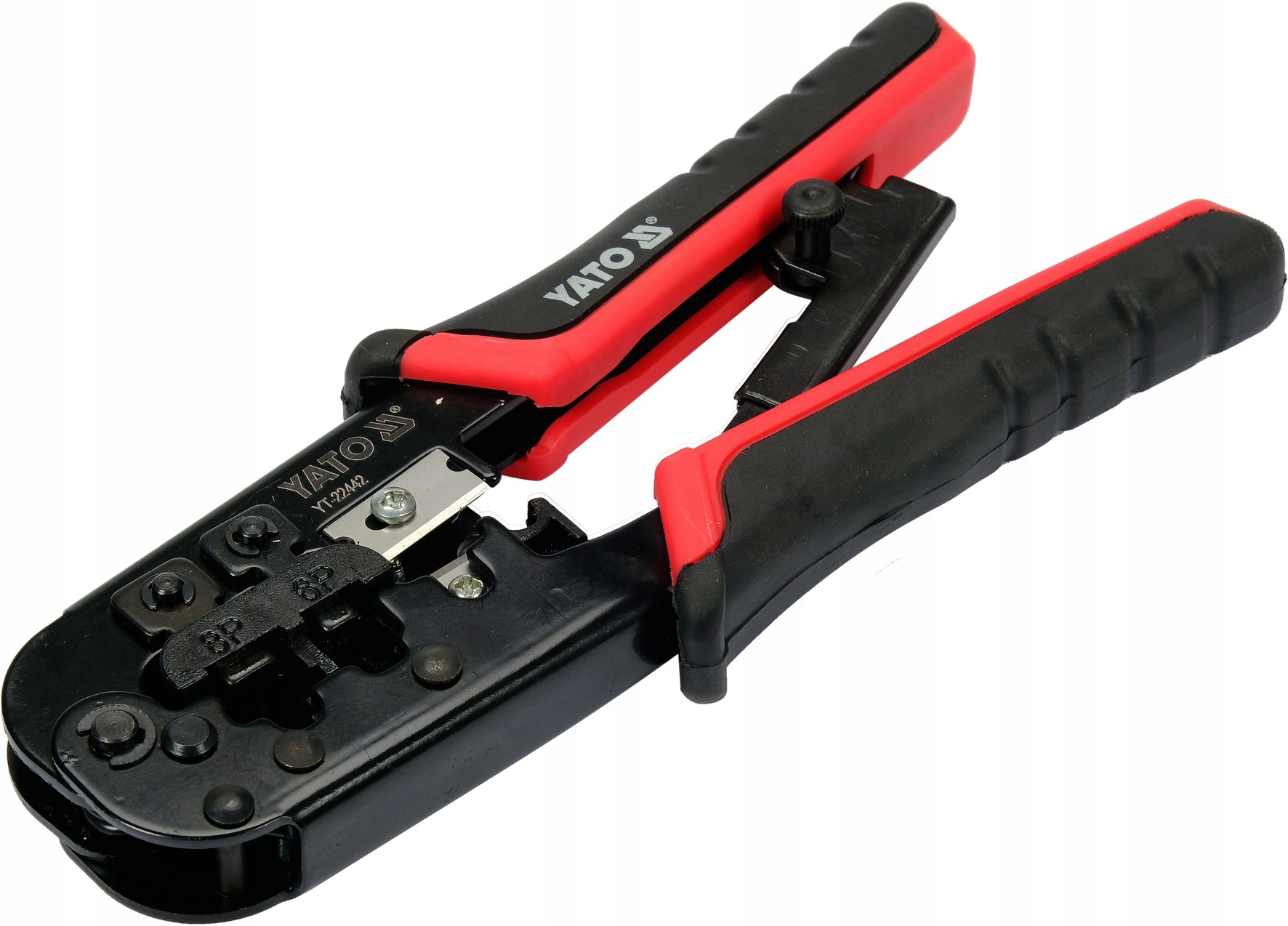 YATO SZCZYPCE DO ZACISKANIA WTYCZEK RJ45 RJ11 ZACISKARKA KOŃCÓWEK YT-22442