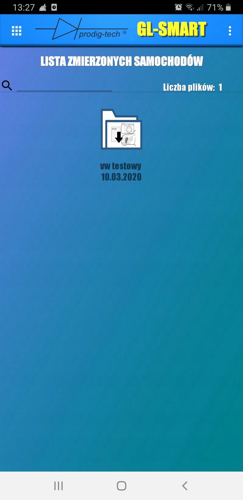 MIERNIK TESTER grubości lakieru GL-SMART-2 ANDROID