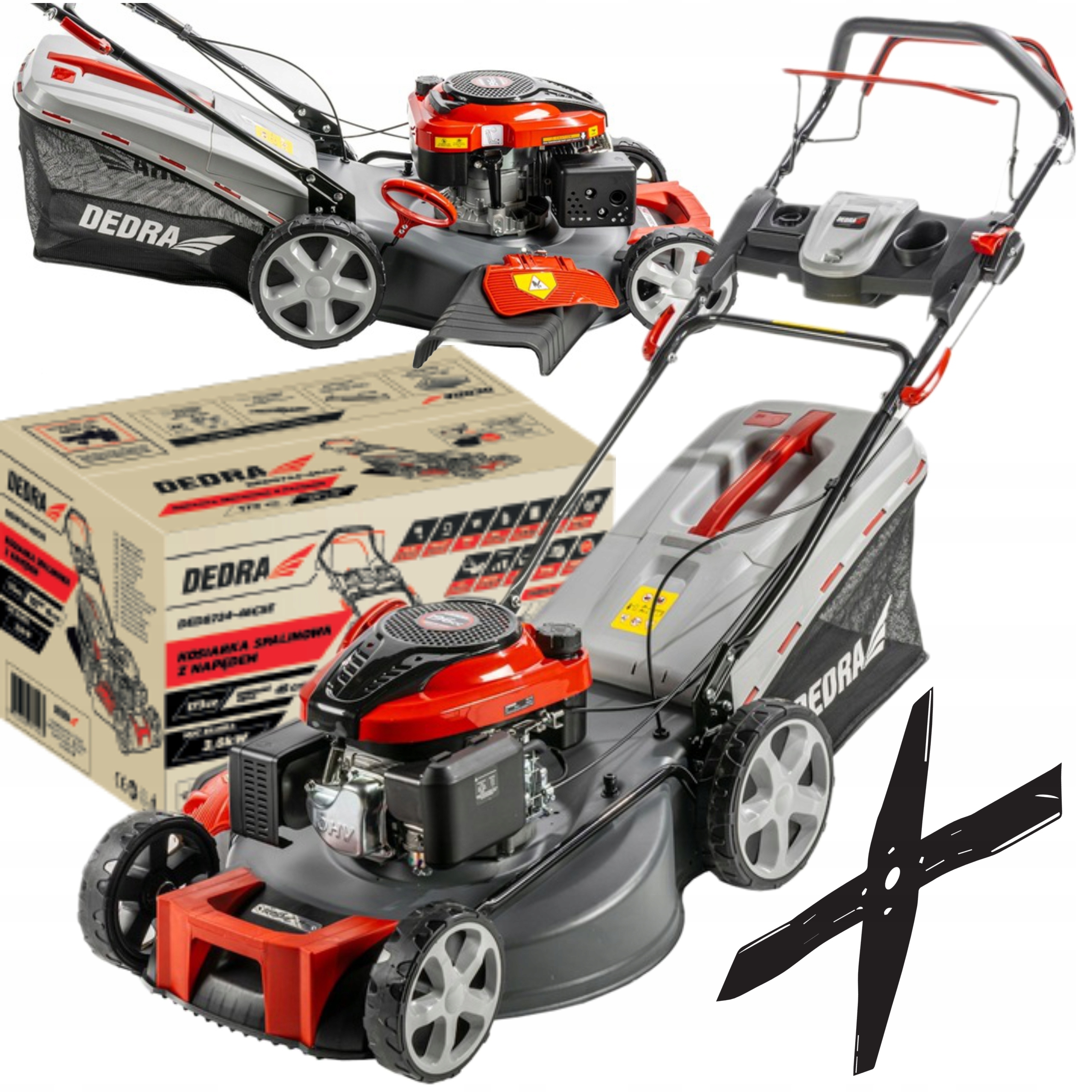 DEDRA KOSIARKA SPALINOWA Z NAPĘDEM GT 53CM LONCIN 196 CM3 3,5KW MIELENIE