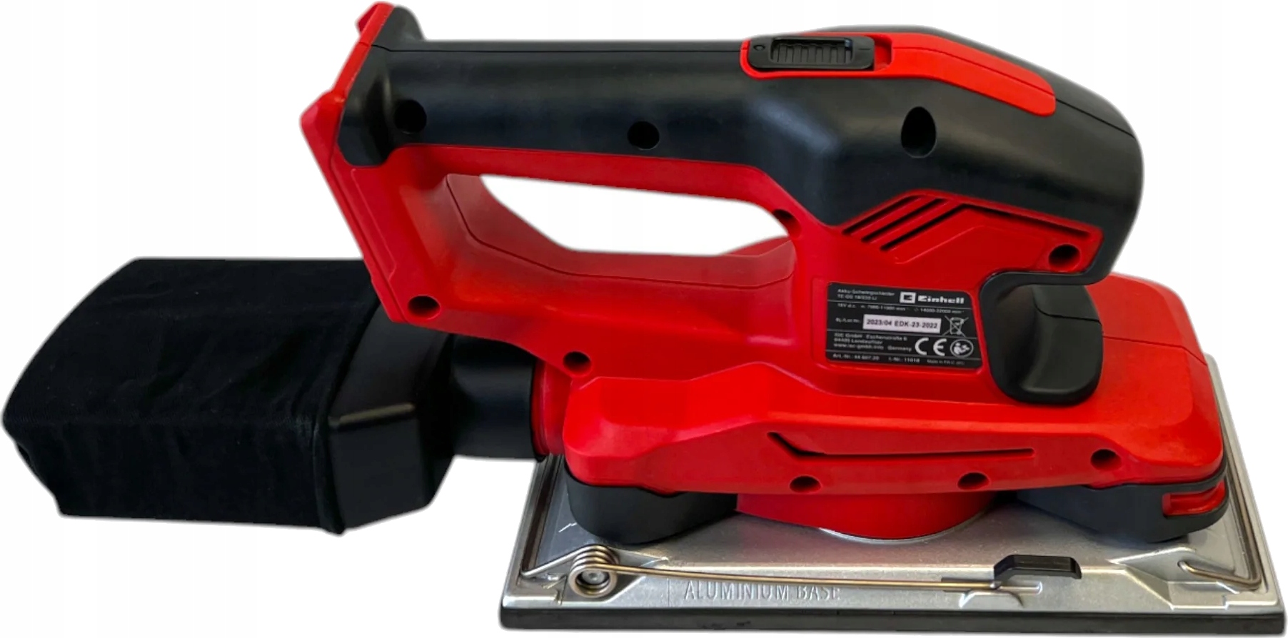 EINHELL AKUMULATOROWA SZLIFIERKA OSCYLACYJNA TE-OS 18/230 LI Solo 18V