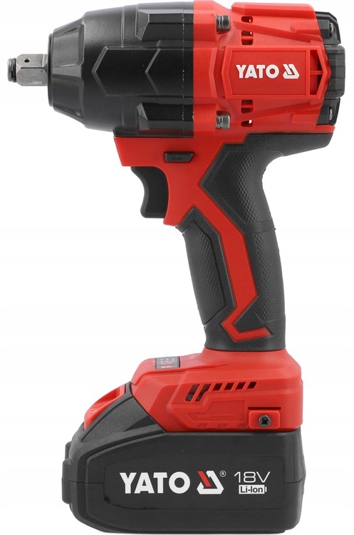 YATO KLUCZ UDAROWY AKUMUL. BEZSZCZOTKOWY 18V 800NM + 2x4Ah + TORBA +ADAPTER