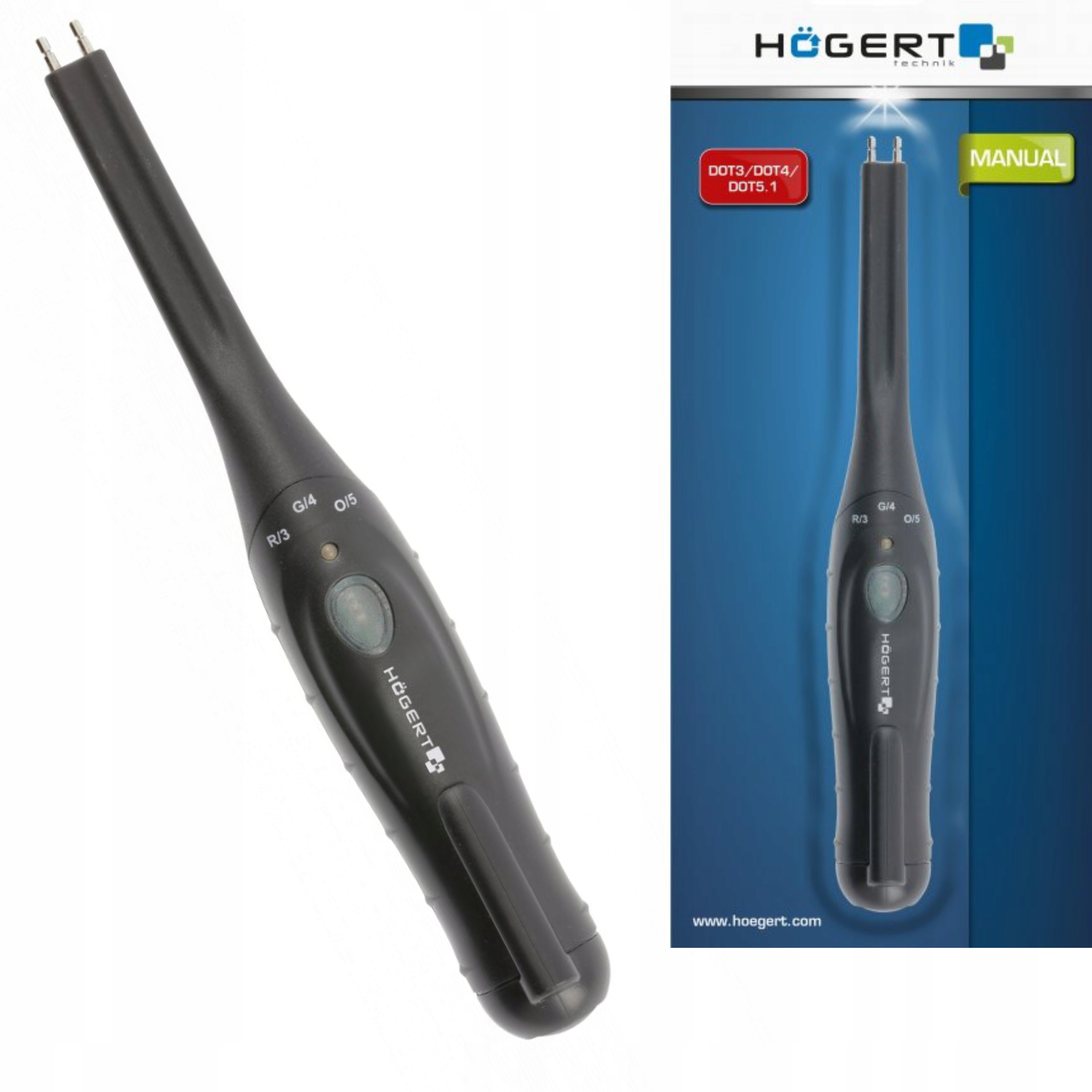 TESTER PŁYNU HAMULCOWEGO DOT-3 / DOT-4 / DOT-5