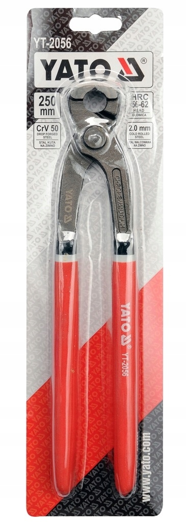 YATO OBCĘGI TYNKARSKIE 250 MM POLEROWANE SZLIFOWANE YT-2056
