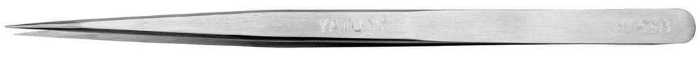 YATO ANTYMAGNETYCZNA PĘSETA PINCETA PROSTA PRECYZYJNA OSTRA KOŃCÓWKA 140MM