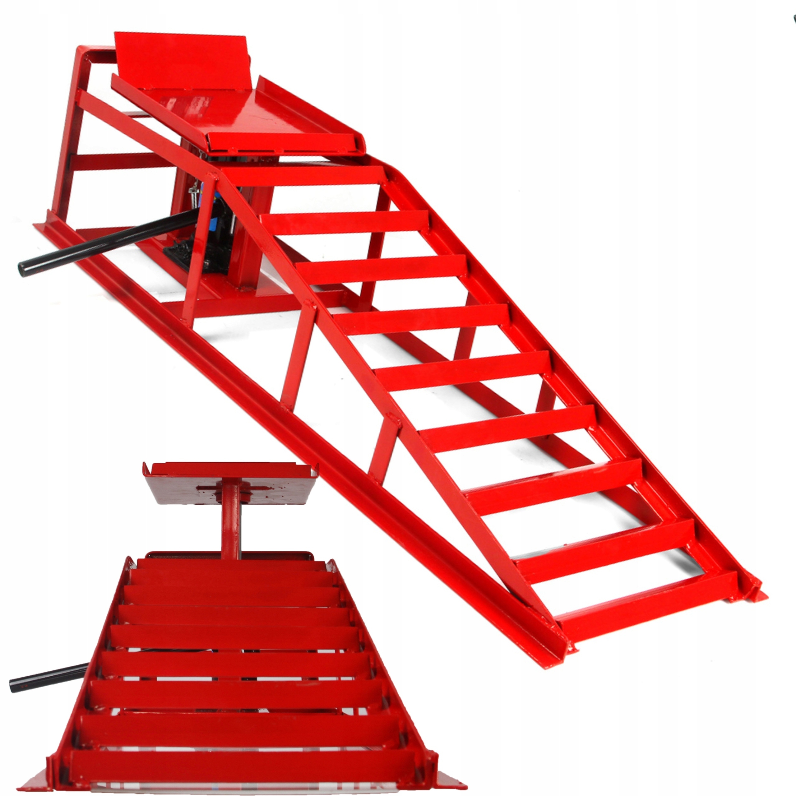 NAJAZD SAMOCHODOWY PODJAZD RAMPA NAJAZDOWA Z PODNOŚNIKIEM 5T