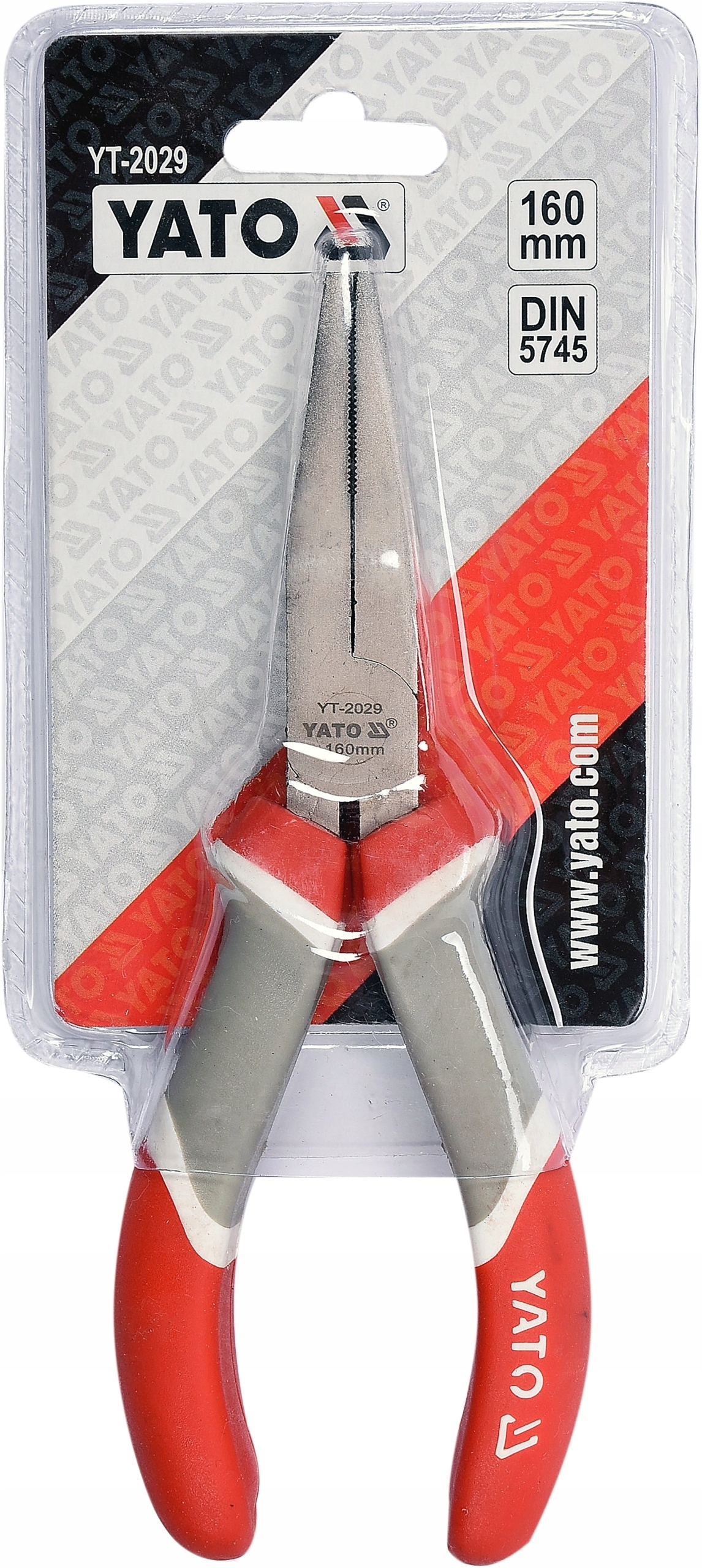YATO SZCZYPCE KOMBINERKI PŁASKIE CZUBKI 160 MM ZE STALI WĘGLOWEJ YT-2029
