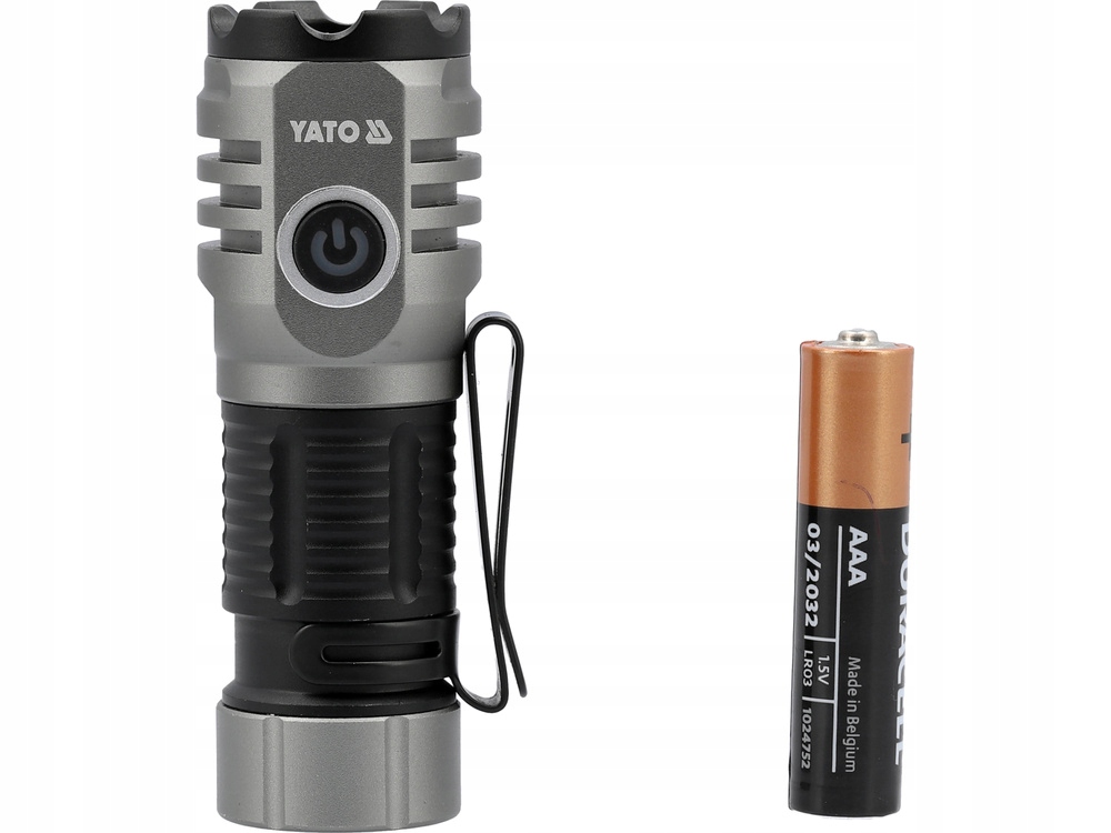 KOMPAKTOWA LATARKA AKUMULATOROWA 10W 1000LM 7 TRYBÓW PRACY ALUM YT-085610