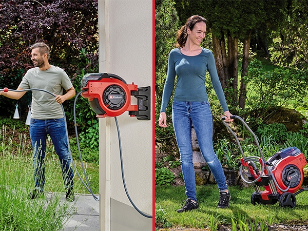 EINHELL BĘBEN Z WĘŻEM 30m ZWIJACZ AKUMULATOROWY 18V GE-HR 18/30 Li BODY