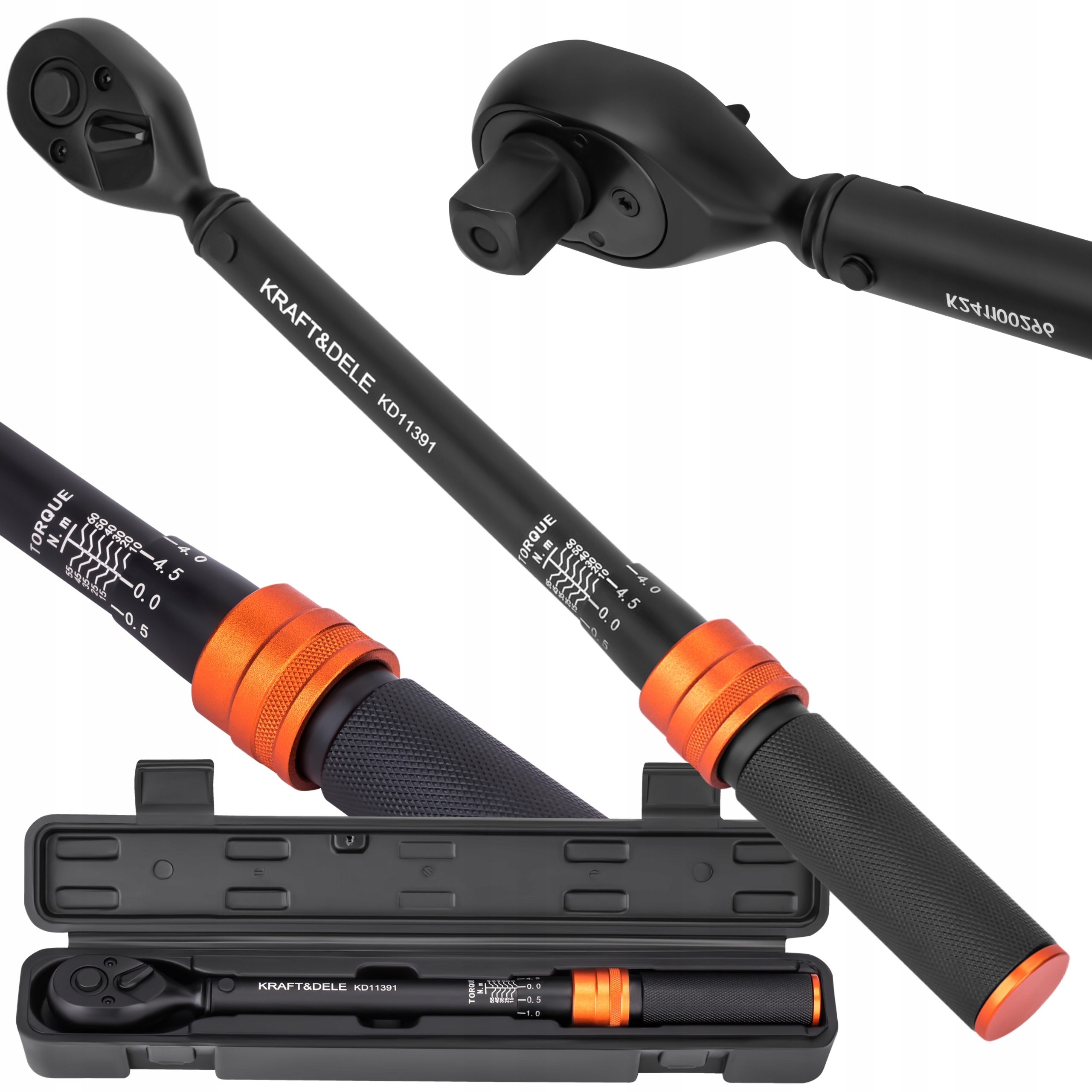 KLUCZ DYNAMOMETRYCZNY 1/2" 10-60NM 310mm WALZIKA KD11391 CERTYFIKAT KRAFT