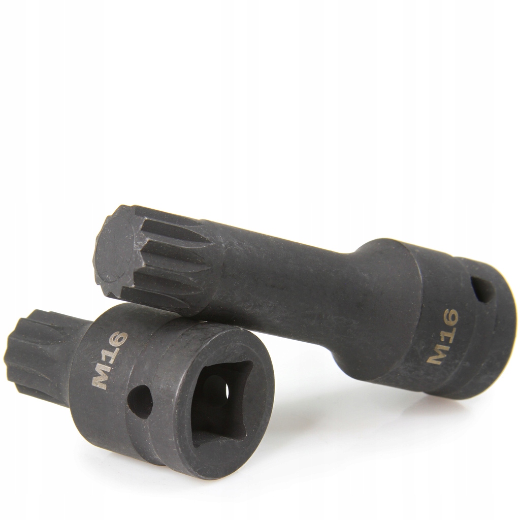 KLUCZE NASADKI UDAROWE PIAST ZAWIESZENIA GWIAZDKA SPLINE M14 M16 M18 1/2''