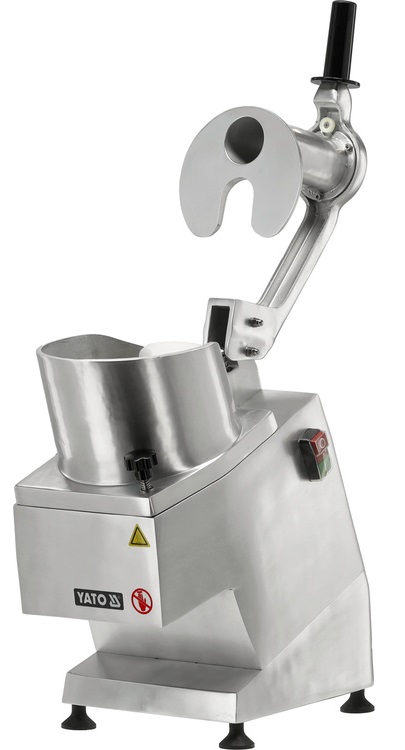 YATO ELEKTRYCZNA SZATKOWNICA DO WARZYW PROFESJONALNA 550W 300kg/h 5 TARCZ