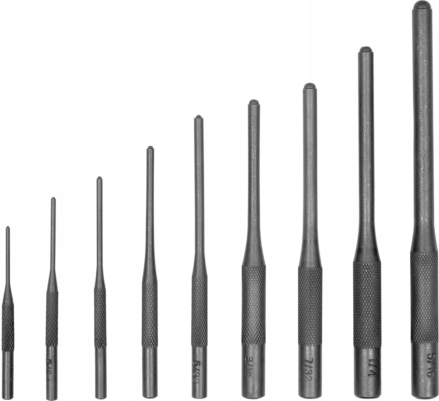 YATO WYBIJAKI RÓWNOLEGŁE KULISTE CrV ZESTAW WYBIJAKÓW 9 SZT. YT-47123