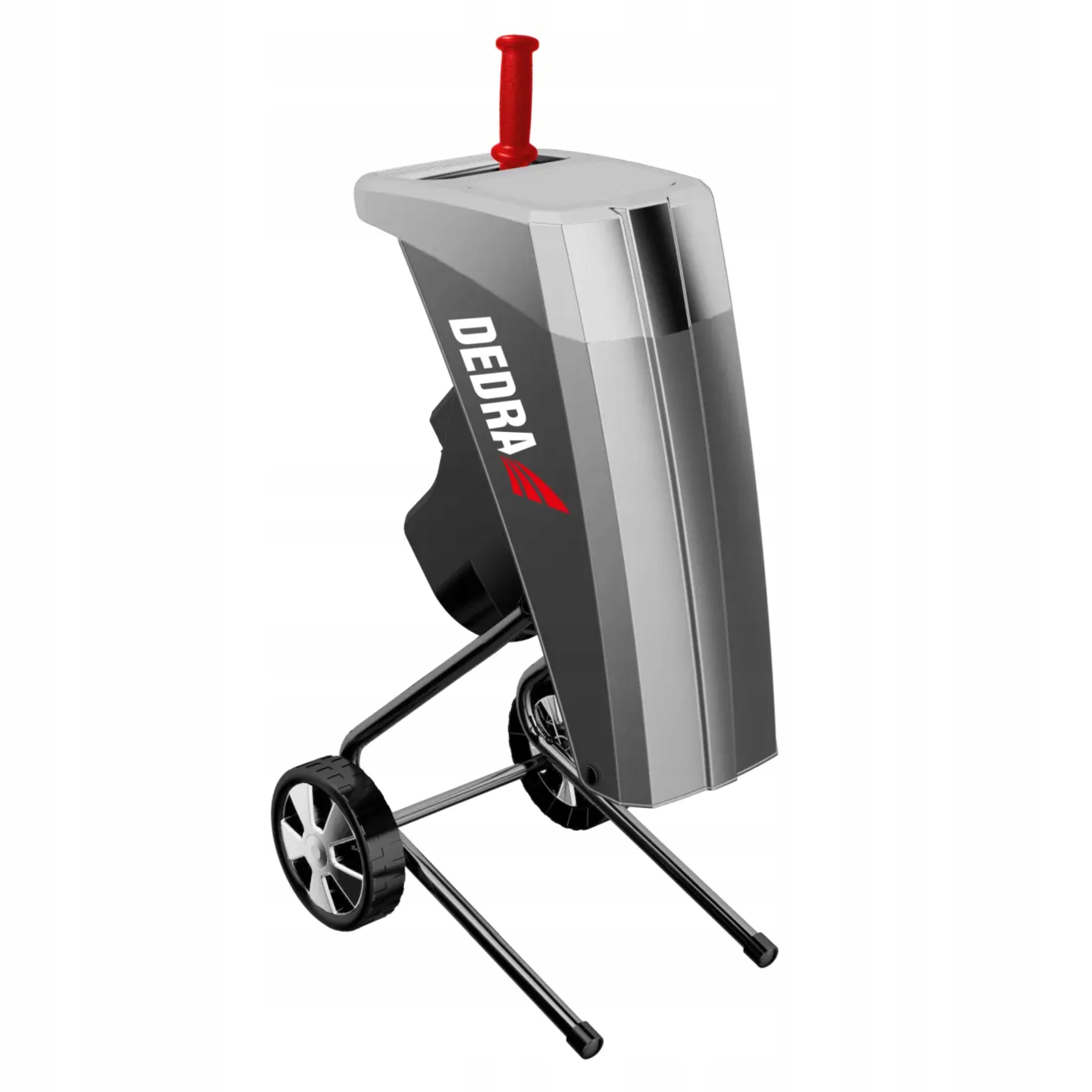 DEDRA RĘBAK ROZDRABNIACZ ELEKTRYCZNY DO GAŁĘZI NOŻOWY 2500W 45mm +WOREK 65l