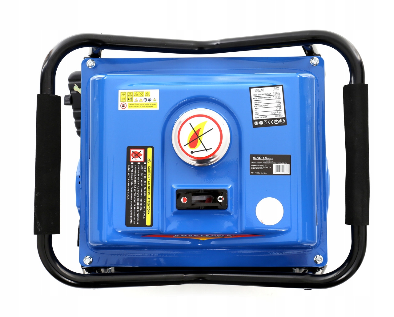 AGREGAT PRĄDOTWÓRCZY GENERATOR PRĄDU PRZENOŚNY JEDNOFAZOWY 1500W 230V KD140