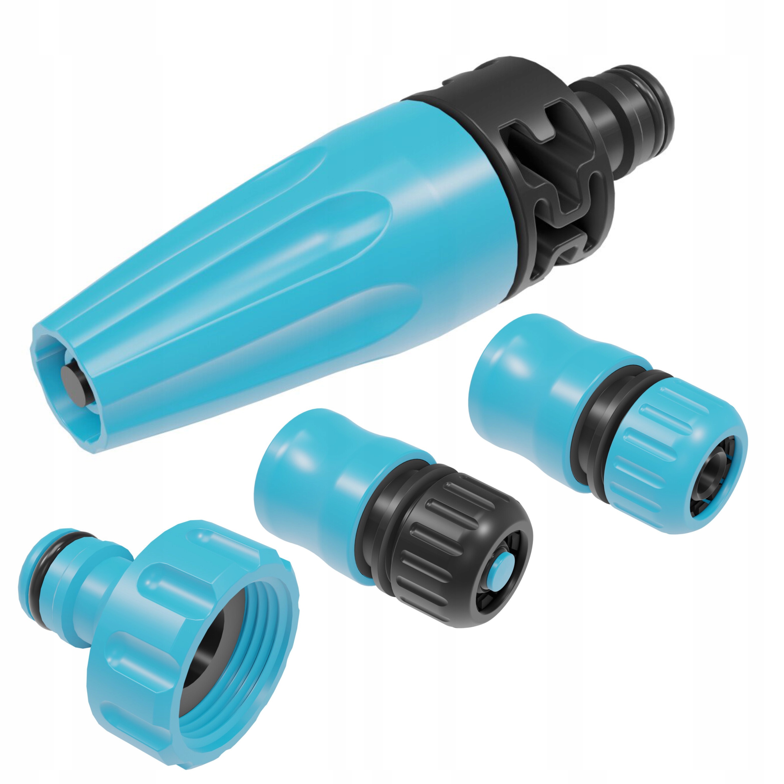 CELLFAST ZESTAW WĄŻ 20M 1/2" 3-WARST BASIC WIESZAK ZRASZACZ 10-450 POLSKI