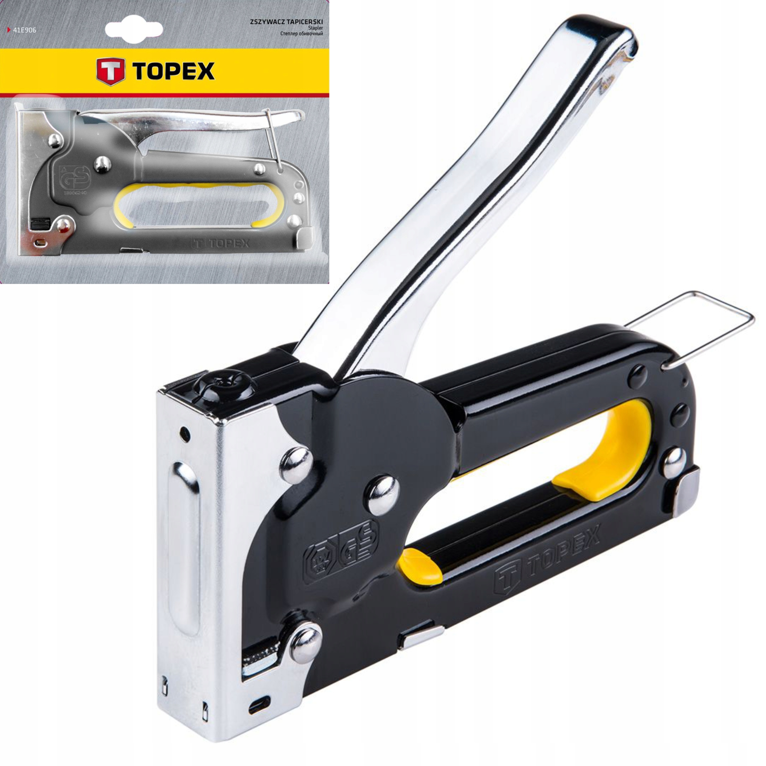 ZSZYWACZ TAPICERSKI 6-8 MM, ZSZYWKI J TOPEX 41E903