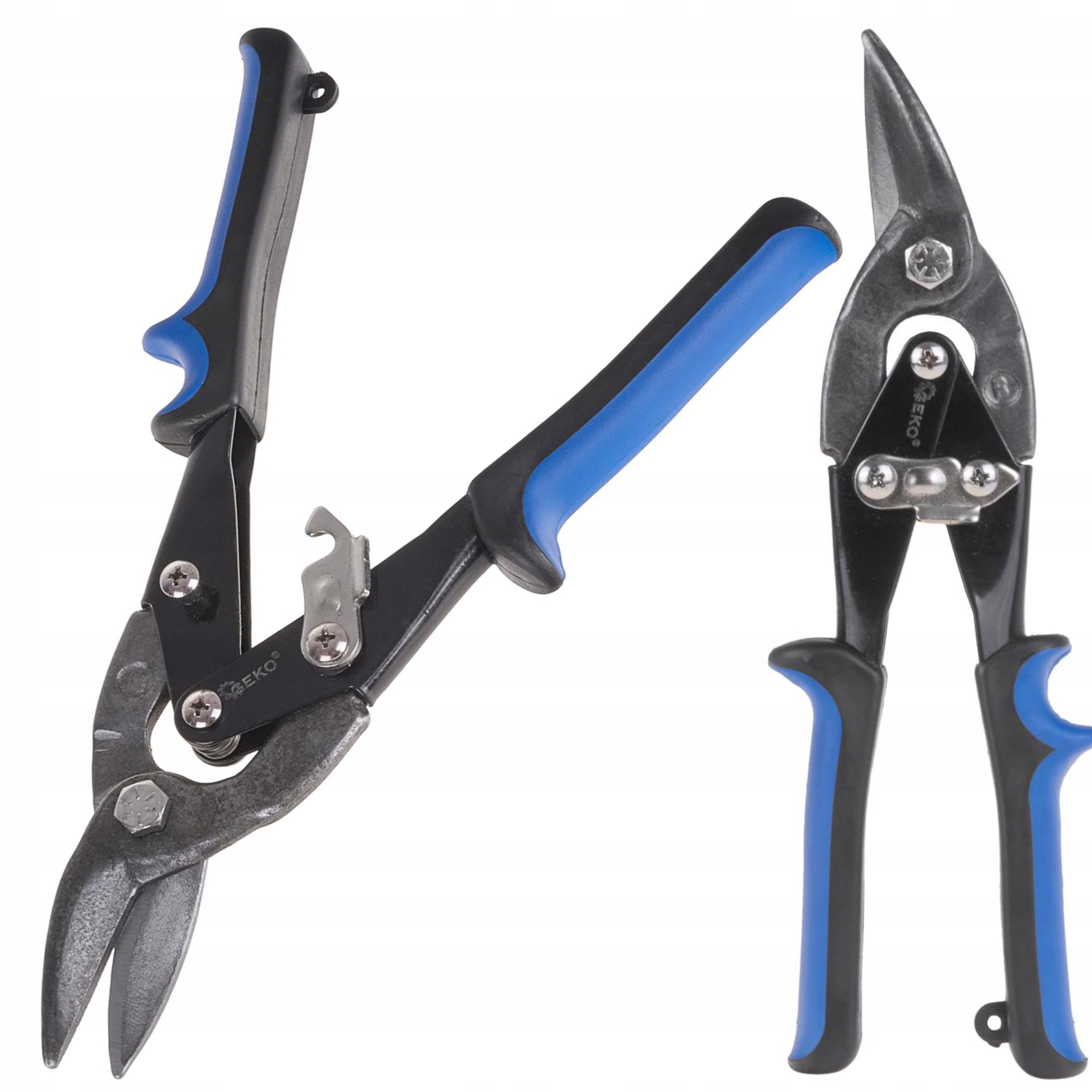 GEKO NOŻYCE RĘCZNE DO BLACHY PRAWE 10" 250mm IZOLOWANA RĄCZKA G01365
