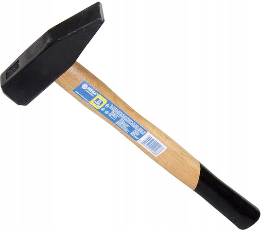 MEGA UNIWERSALNY MŁOTEK ŚLUSARSKI Z TRZONKIEM DREWNIANYM TULEJA 500G M12125