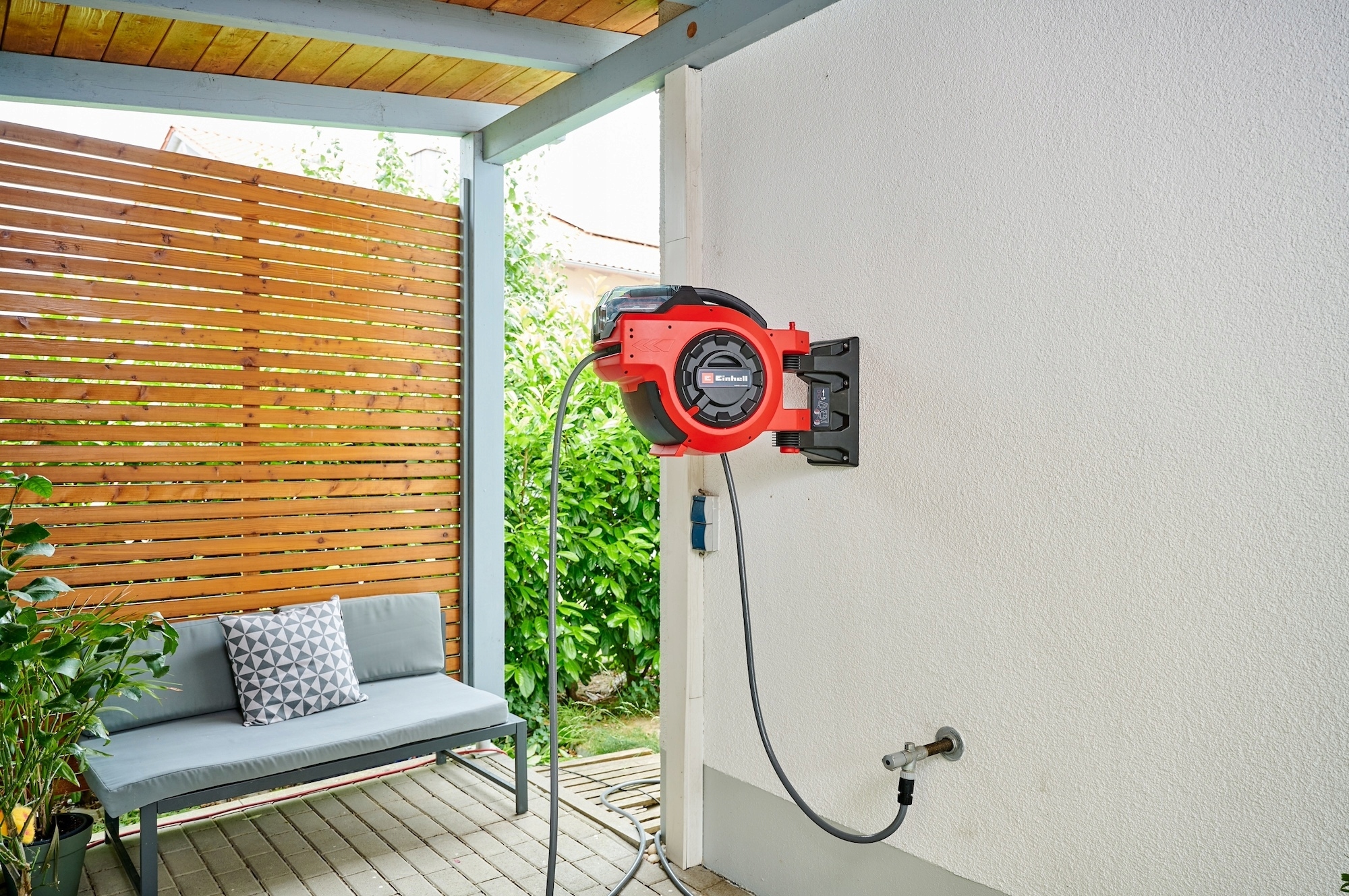 EINHELL BĘBEN Z WĘŻEM 30m ZWIJACZ AKUMULATOROWY 18V GE-HR 18/30 Li BODY