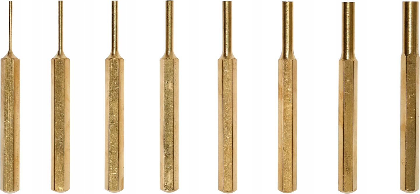 YATO KOMPLET WYBIJAKI MOSIĘŻNE RÓWNOLEGŁE ZESTAW WYBIJAKÓW 8 SZTUK YT-47124