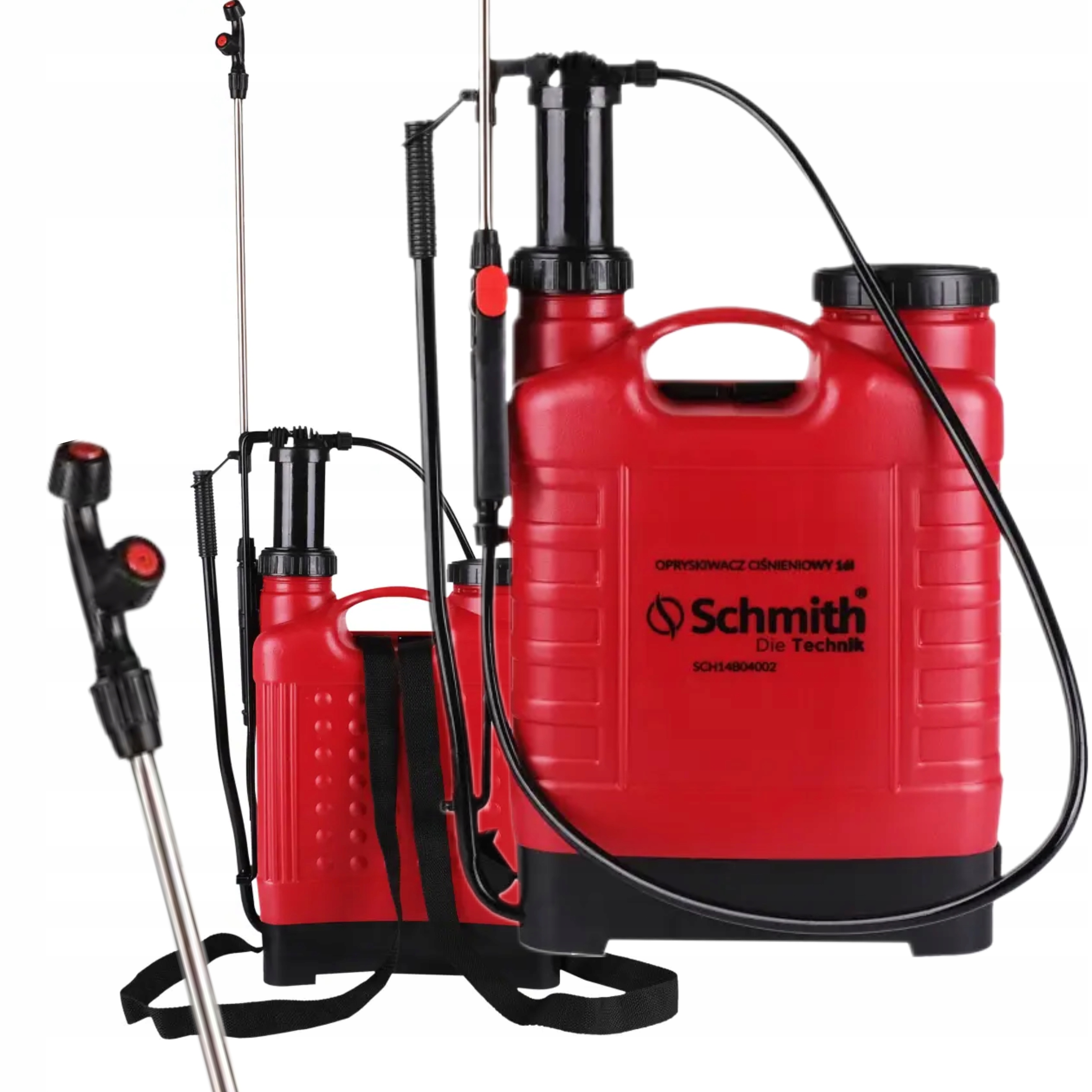 SCHMITH OPRYSKIWACZ CIŚNIENIOWY PLECAKOWY Z LANCĄ 16L SCH14B04002
