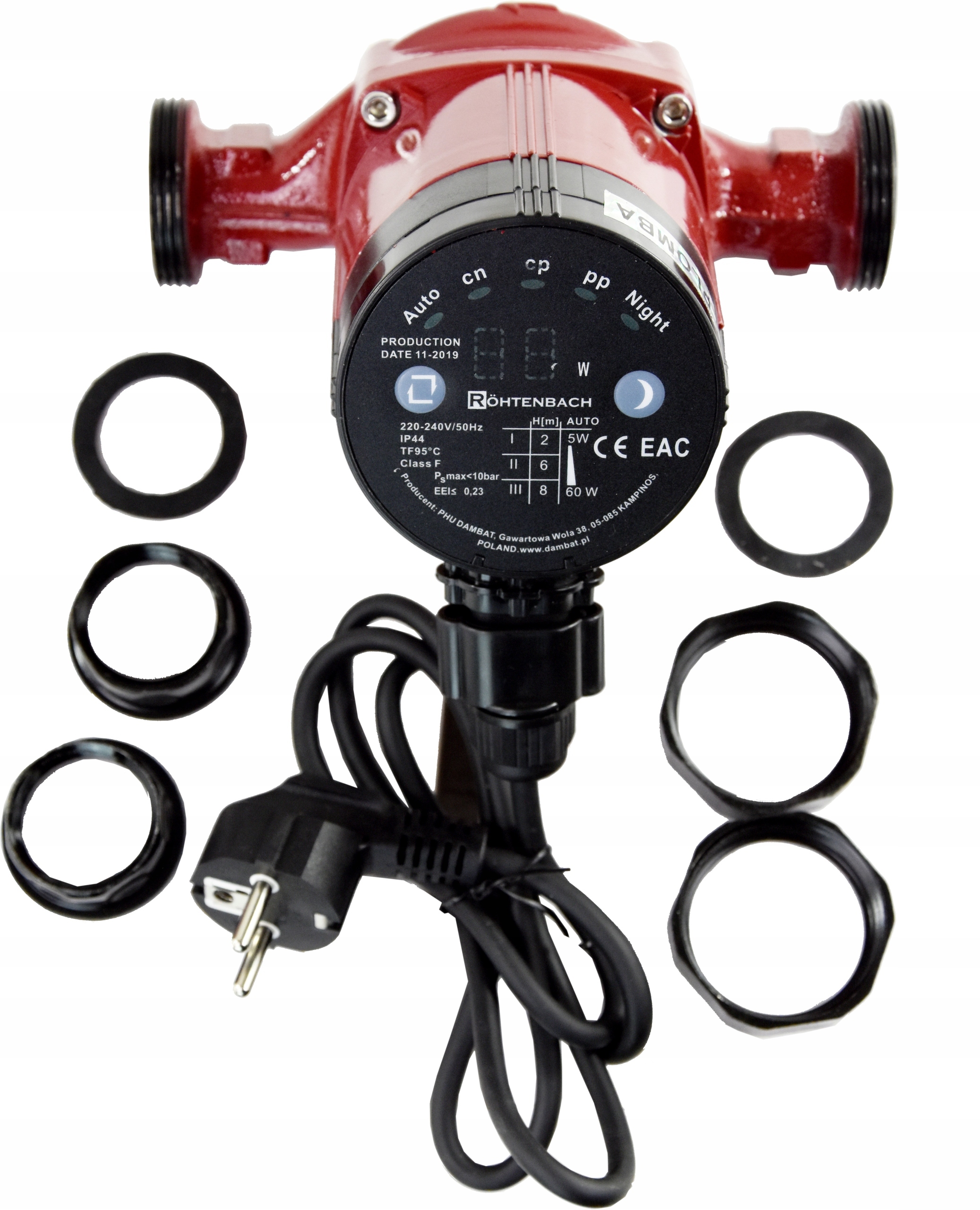 POMPA OBIEGOWA 32-80/180 ELEKTRONICZNA DO PIECA CO