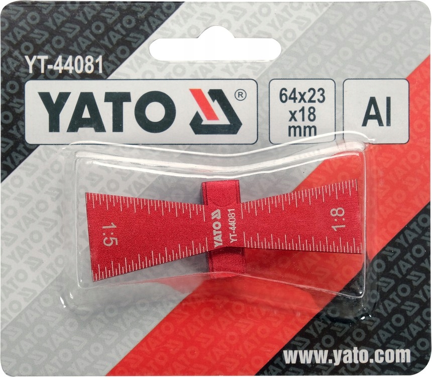 YATO SZABLON WZORNIK DO POŁĄCZEŃ JASKÓŁCZY OGON