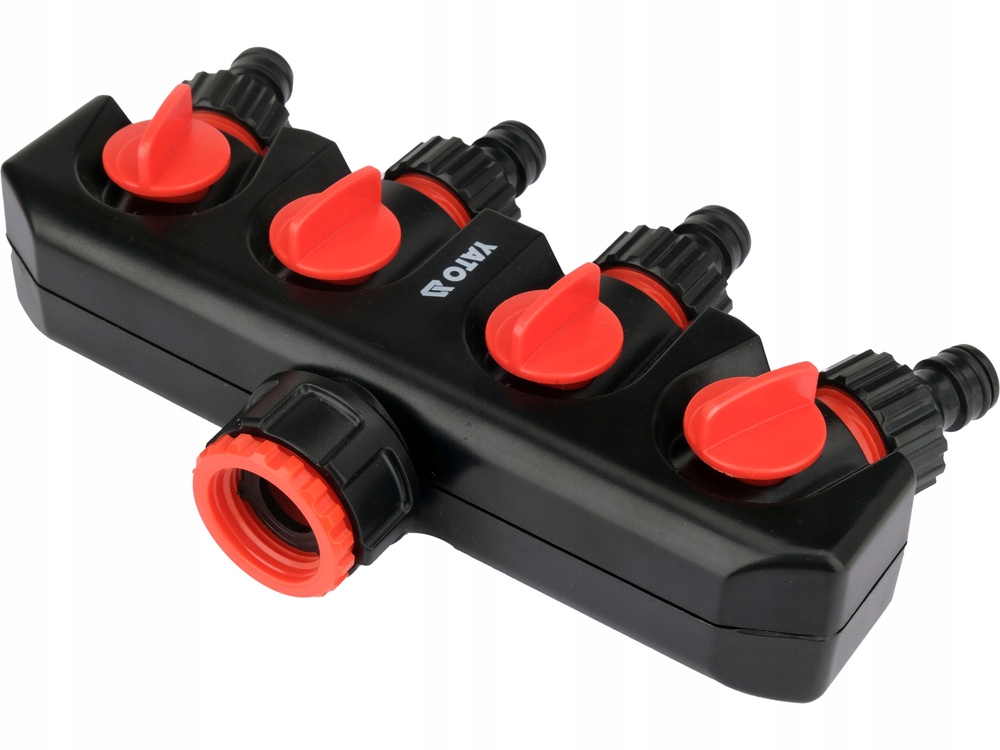 YATO ROZDZIELACZ PRAKTYCZNE PRZYŁĄCZE KRANOWE Z 4WYJŚCIAMI 3/4"-1" YT-89103