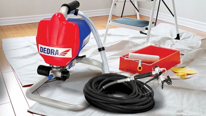 DEDRA AGREGAT MALARSKI HYDRODYNAMICZNY 650W 205BAR WĄŻ 7,5M +AKCES DED7421