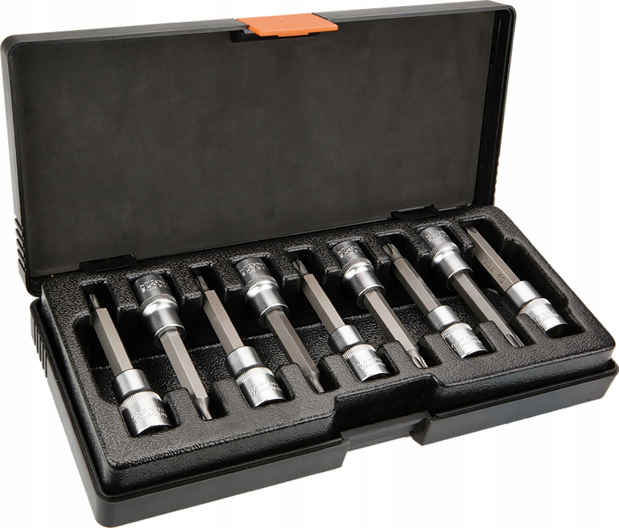 NEO TOOLS ZESTAW KOŃCÓWKI TORX NA NASADCE 9 SZTUK NASADKI 100MM NEO 08-708