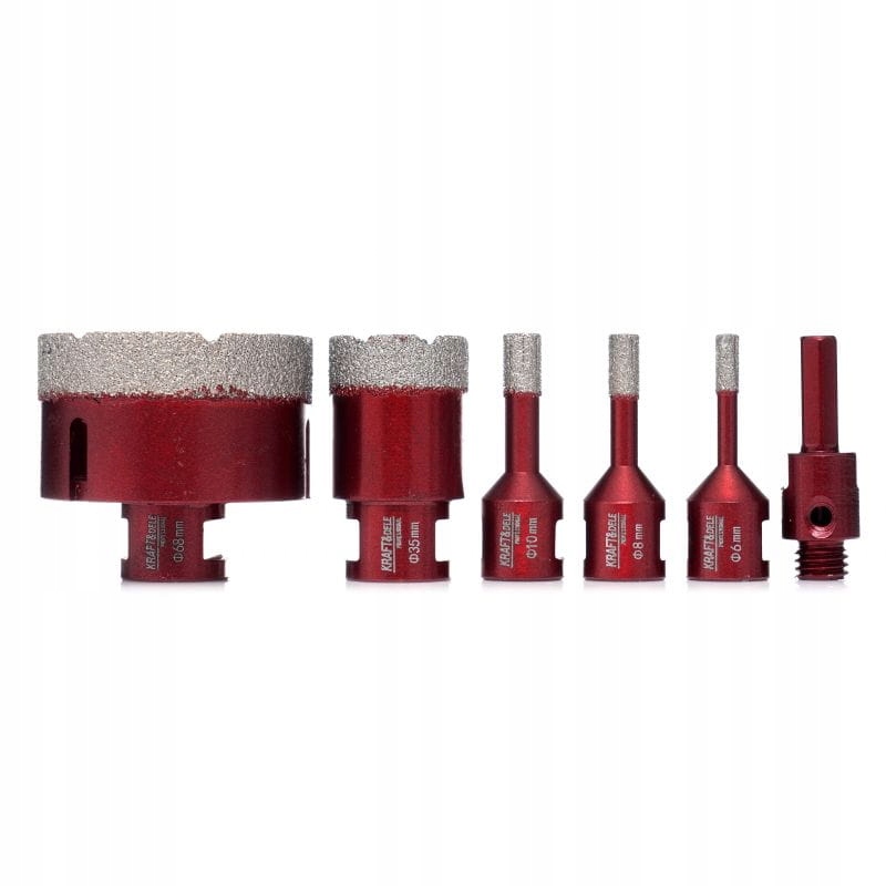 KRAFT&DELE ZESTAW OTWORNIC DIAMENTOWYCH 5 EL 6-68mm DO CERAMIKI M14 KD11219