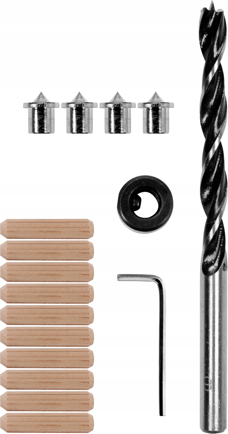 YATO ZESTAW NARZĘDZI POŁĄCZEŃ KOŁKOWYCH ŚREDNICA 6MM 17 ELEMENTÓW YT-44112