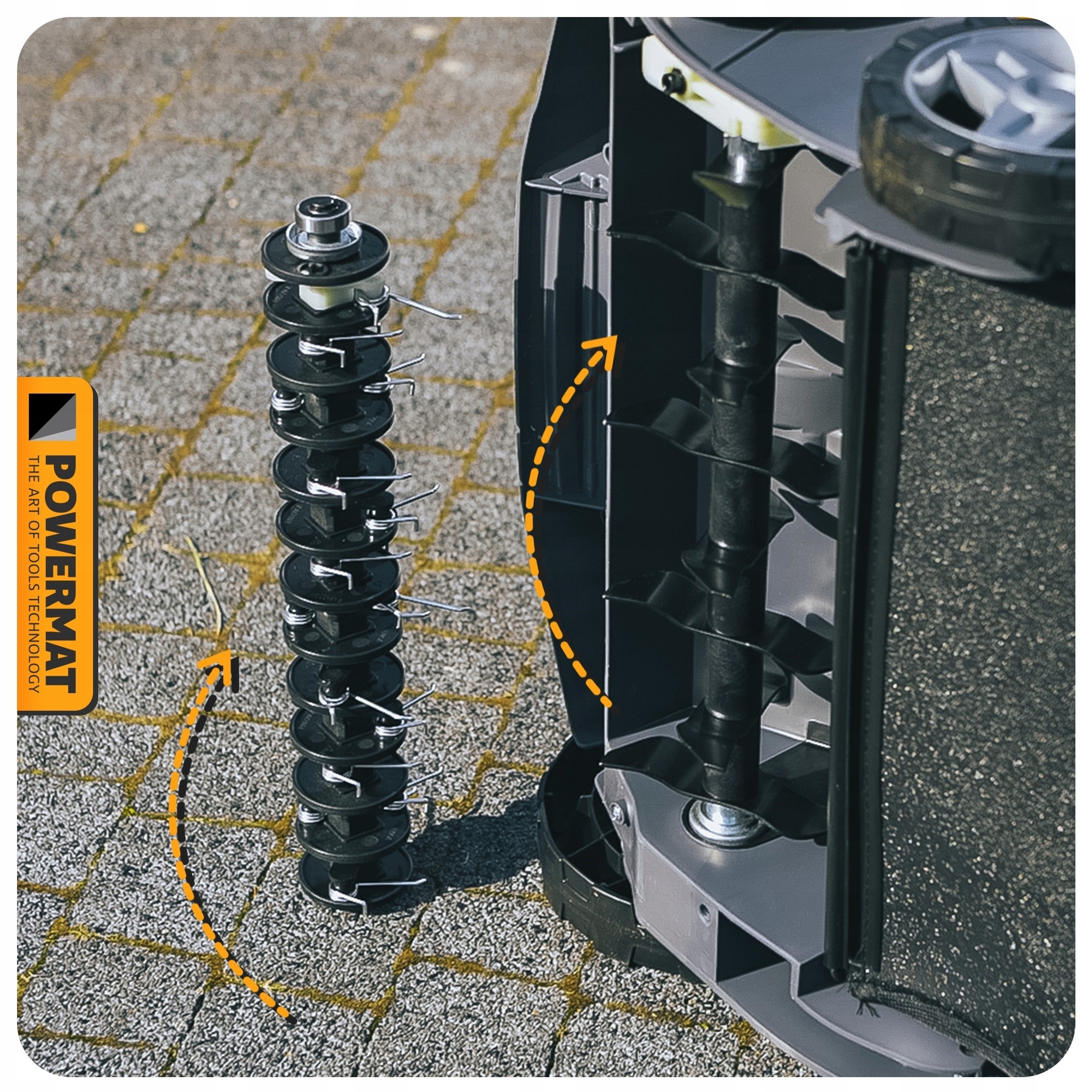 AERATOR WERTYKULATOR ELEKTRYCZNY Z KOSZEM 3w1 2550W AERACJA WERTYKULACJA +P