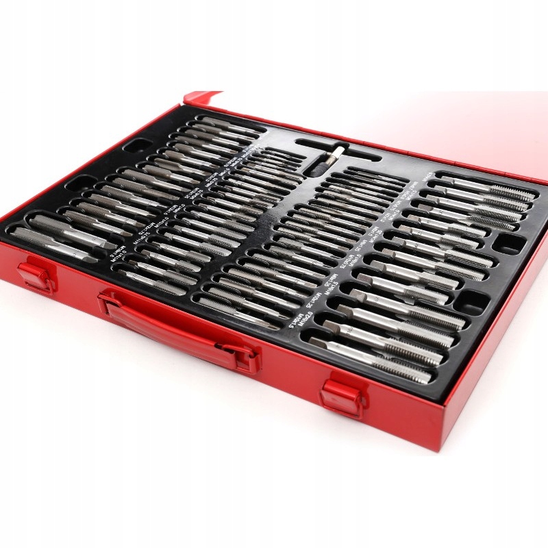 ZESTAW GWINTOWNIKI I NARZYNKI 110 ELEMENTÓW WALIZKA KALIBROWNIKI KD10250