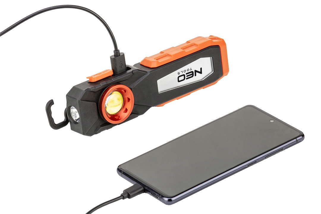 NEO LAMPA WARSZTATOWA LED COB USB 2w1 500lm 99-072