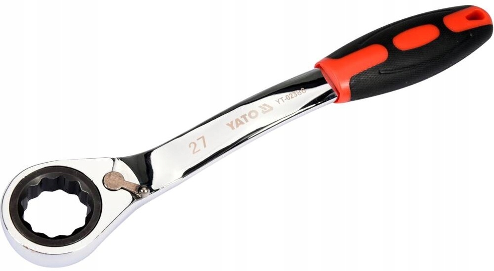 YATO KLUCZ OCZKOWY ODGIĘTY Z GRZECHOTKĄ PRZEŁĄCZNIK KIERUNKU 27MM YT-02386