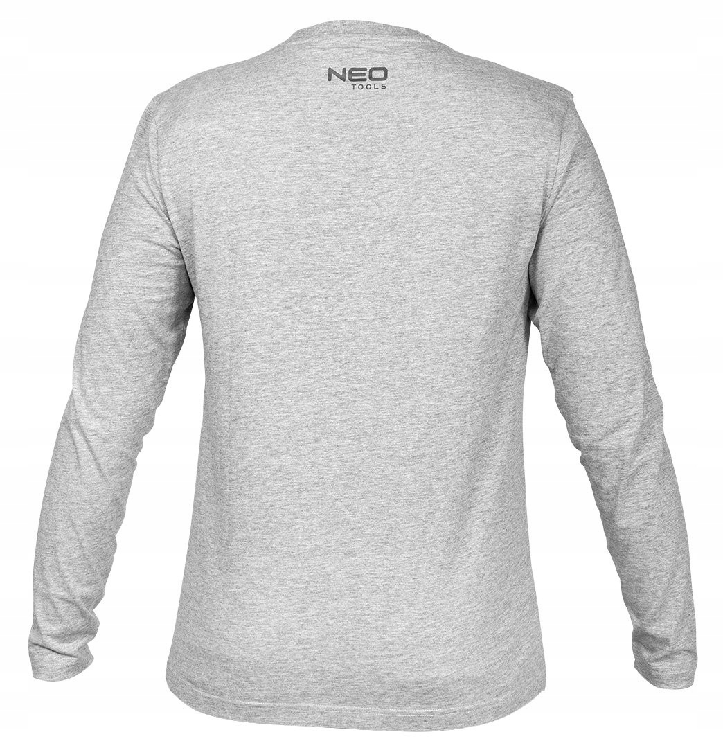 NEO KOSZULKA DŁUGI RĘKAW SZARA BAWEŁNIANA Longsleeve CE 81-690 ROZMIAR S