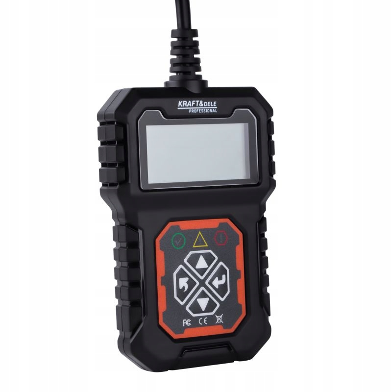KRAFT&DELE PROFESJONALNY SKANER MIERNIK TESTER DIAGNOSTYCZNY OBDII LCD 5670