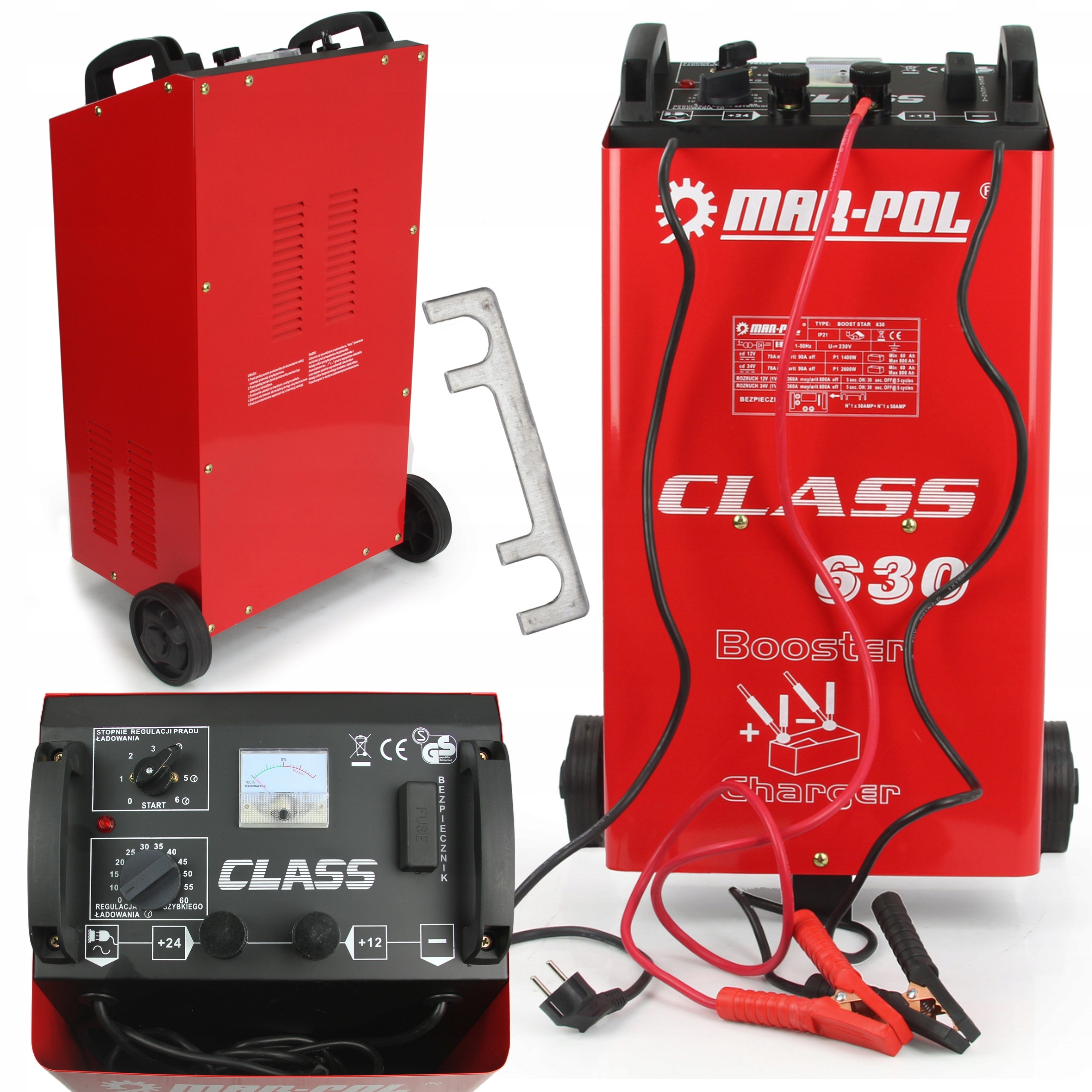 PROSTOWNIK Z ROZRUCHEM RIPPER CLASS 630 12/24V DO BUSA TIRA Ciągnika AUTA