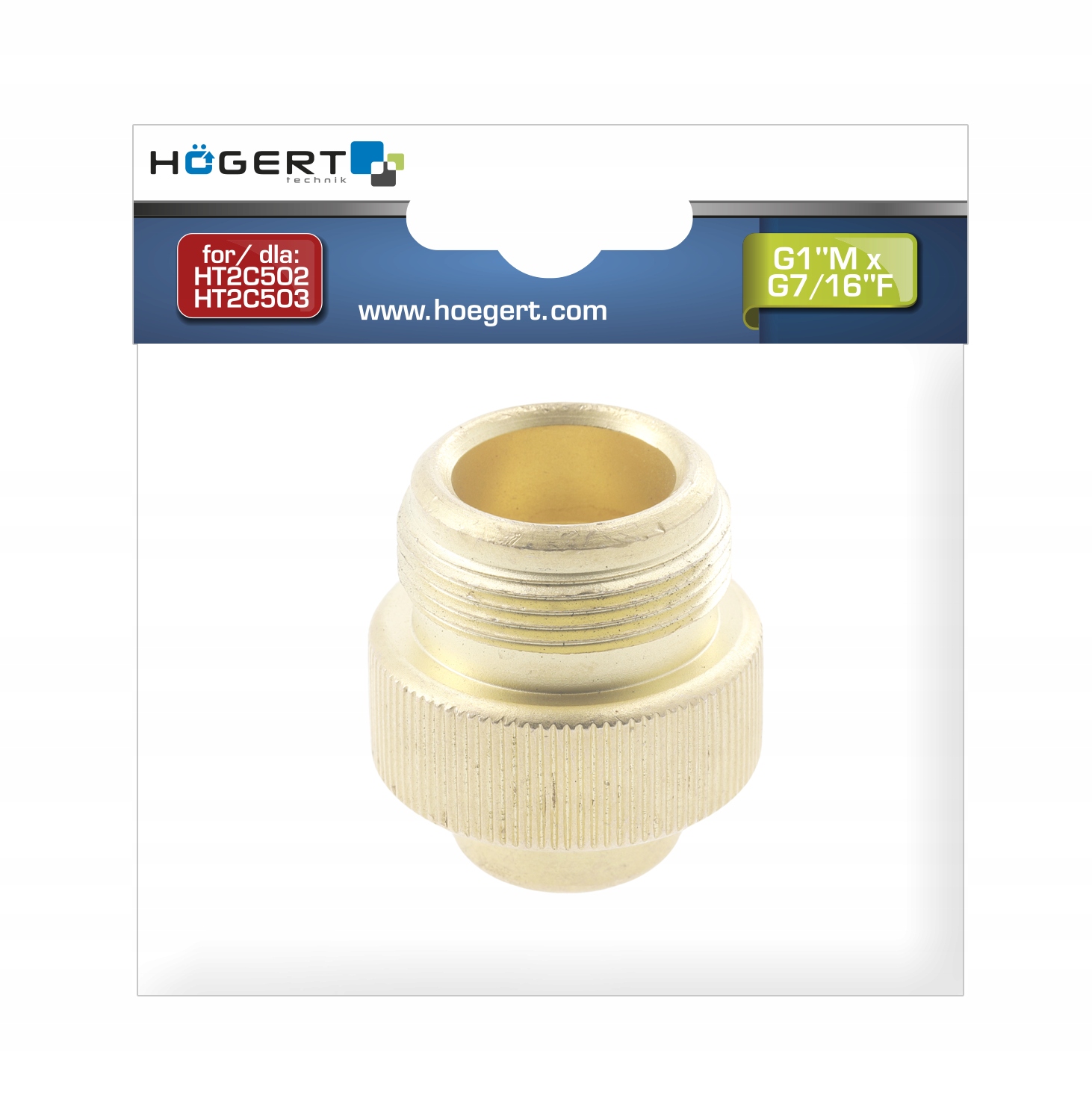 HOGERT ADAPTER DO PALNIKA GAZOWEGO MOSIĄDZ MAPP BUTAN G1 M X G7/16 HT2C504