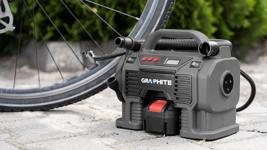 GRAPHITE KOMPRESOR POMPKA 12V+18V Energy+ 58GE113